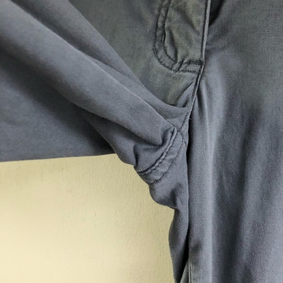 Caslon Retro Khaki Pants Style Wide Leg Mid Rise Casual Pants Gray Size 2 - Picture 7 of 16